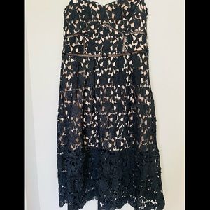 Black Strapless Dress